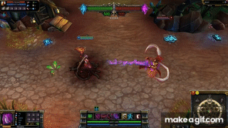 OLD) Morgana League of Legends Skin Spotlight on a GIF