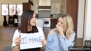 NEVER HAVE I EVER // FT. CORINNA KOPF on Make a GIF