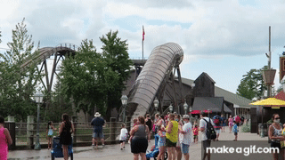 Boston Tea Party Off-Ride Footage, Canobie Lake Park Hopkins Shoot the ...