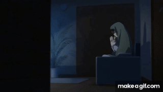 Sad anime gif  Anime Amino