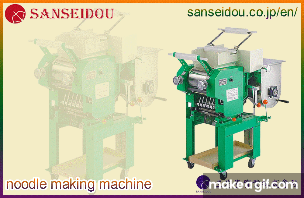 noodle making machine on Make a GIF