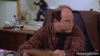 Seinfeld Clip - George Acts Annoyed on Make a GIF