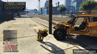 GTA 5 Online Funny Moments - Pro Race Car Drivers! (DLC) on Make a GIF