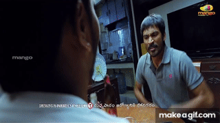 dhanush furious with his friend - 3 movie scenes on Make a GIF
