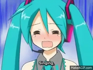 hatsune miku singing gif