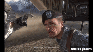 COD MW2 Ghost and Roach Death Scene on Make a GIF