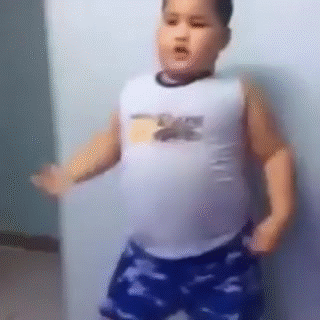 fat kid dancing meme