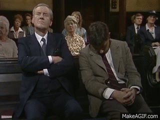 Mr Bean - Asleep in Church on Make a GIF