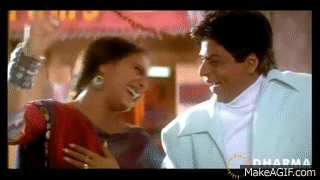 Bade Mazaki Ho - Comedy Scene - Kabhi Khushi Kabhie Gham - Kajol, Shahrukh Khan on Make a GIF