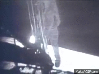 Neil Armstrong - First Moon Landing 1969 on Make a GIF