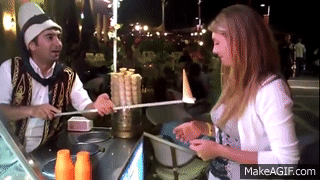 Turkish Ice Cream Man Is the Ultimate Prankster on Make a GIF