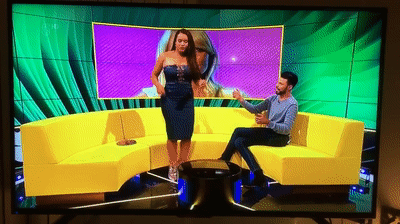 lady splits dress on live tv Lateysha Grace Big Brother Dress Split , Without Doubt The BEST Moment On Live  TV on Make a GIF