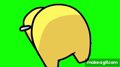That's SUS - Twerking - Among Us - Green Screen Video For Video Editing -  Animated GIF 