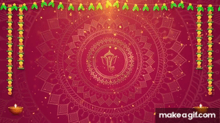 4K Elegant Mandala Animation | Marriage Invitation Background | Devotional  Background | No Copyright on Make a GIF