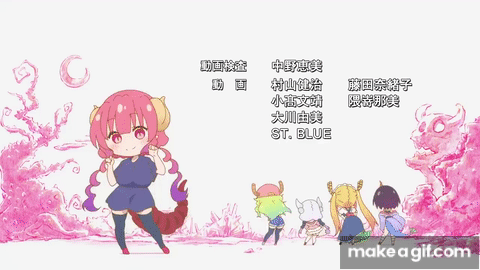 Mkdm Miss Kobayashi's Dragon Maid S - Ending | Maid With Dragons on Make a GIF
