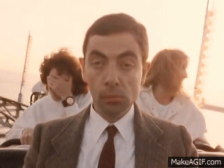 Mr Bean Rollercoster on Make a GIF