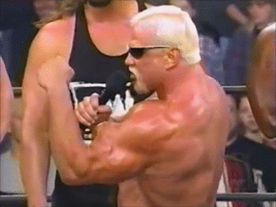 Big Pappa Pump Scott Steiner breaking some fat hick faggots neck.
