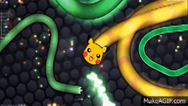 Slither.io Pokemon Go Everywhere Epic Poke Ball Skin Mod! (Slither.io Slow  Motion Gameplay) 