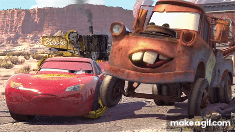 Lightning McQueen Tries to Escape From Radiator Springs | Pixar Cars on ...
