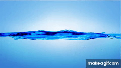 Blue Sea / Water - Moving HD Background on Make a GIF