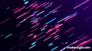 Rounded Neon Red and Blue lines Background video, Footage