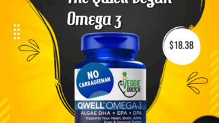 The qwell vegan omega 3 on Make a GIF