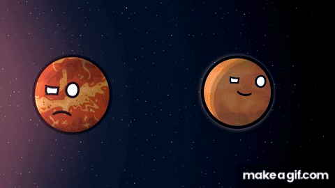 planets colliding gif