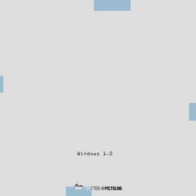 From Windows 1.0 to Windows 10 on Make a GIF