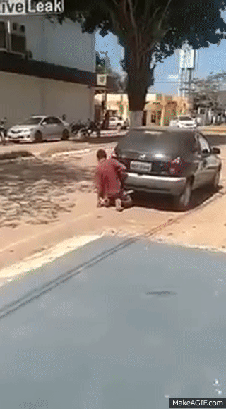 Man having sex with a car on Make a GIF