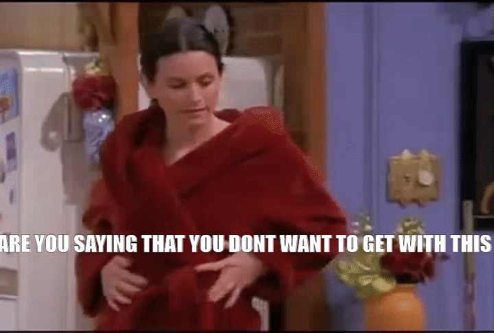 Sick Monica - Friends - The One With Rachel's Sister on Make a GIF