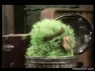 Classic Sesame Street - Oscar sings "I Love Trash" (1970) on Make a GIF