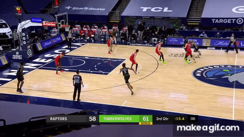 Rookie Anthony Edwards Throws Down Poster Dunk Of The Year Against Raptors  on Make a GIF