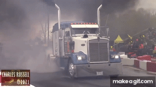 Legendary Big Rigs Drag Racing Compilation on Make a GIF