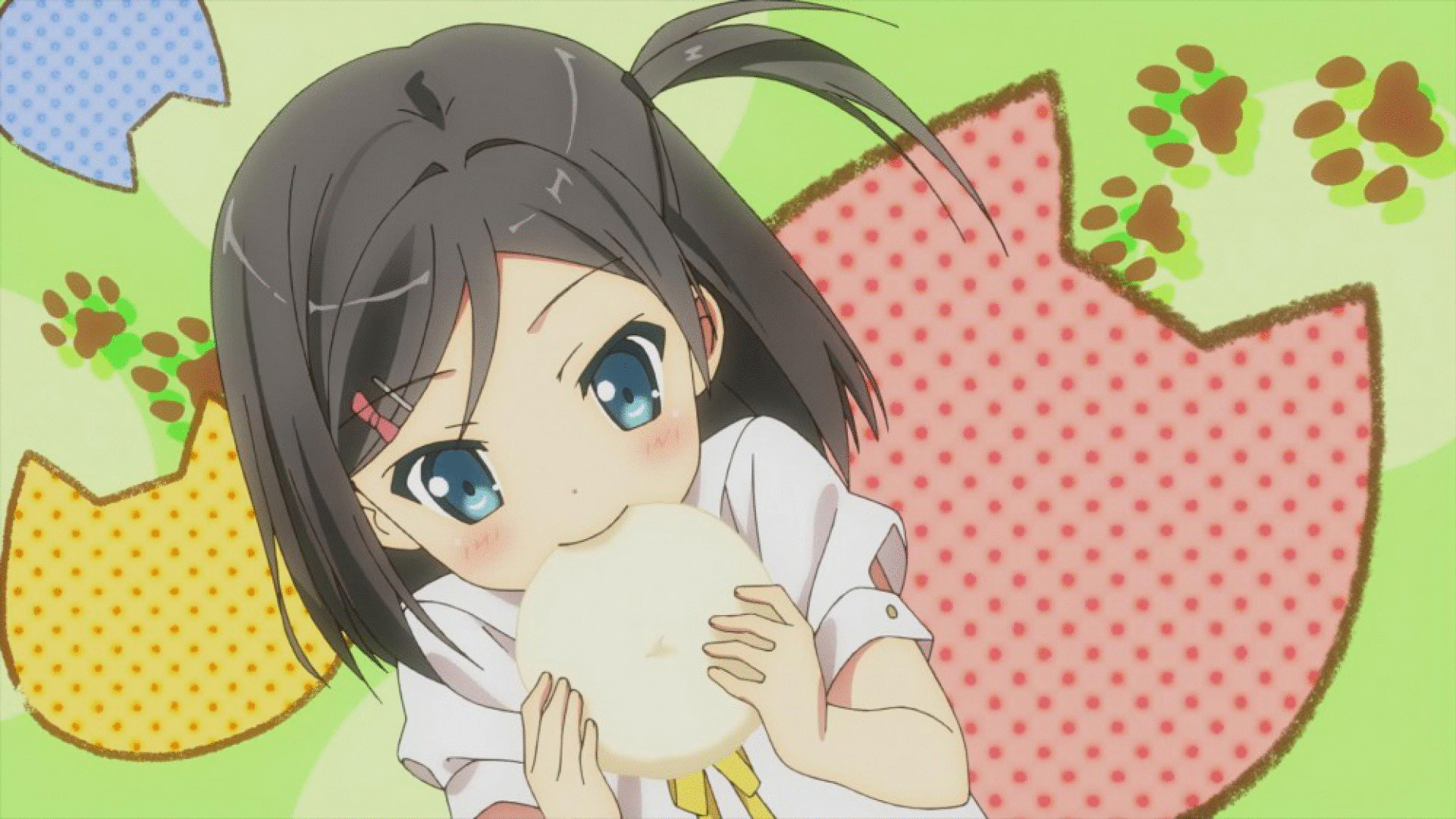 Anime Girl Eating French Fries GIF  GIFDBcom