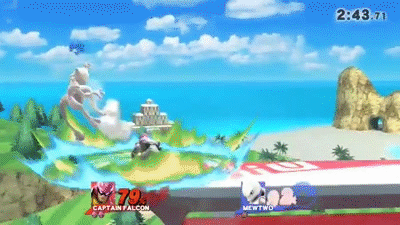 double falcon punch gif