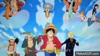 Mad One Piece Opening 18 We Can Sing A Song On Make A Gif