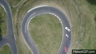 GoPro: Twelve Car Tandem Drift 
