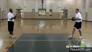 Basketball Passing Chest Pass On Make A Gif