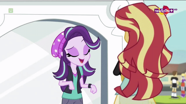 Starlight Glimmer in the human world on Make a GIF