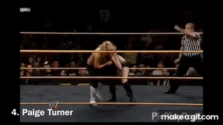 Top 25 Moves Of WWE Paige on Make a GIF