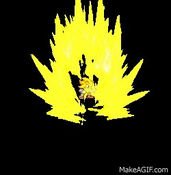 Super Sonic Transformation on Make a GIF