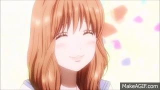 Resultado de imagem para anime gif cute smile