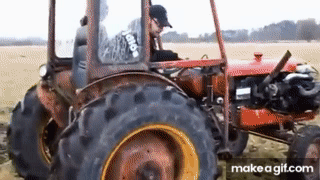 Crazy Turbo Charged Tractor -TERROR- on Make a GIF