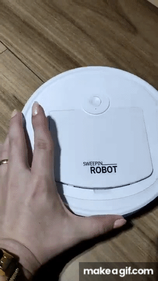 Aspirador robô da Shopee! Sweeping robot on Make a GIF