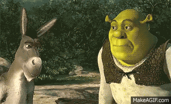 Shrek makes face on Make a GIF.