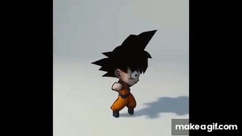 Goku bailando rap de dragon ball z on Make a GIF