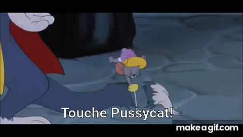 Touché, Pussy Cat on Make a GIF