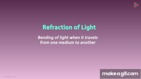 Refraction of Light - Introduction | Don't Memorise on Make a GIF