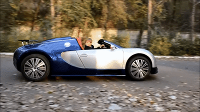supercar bugatti veyron kid size