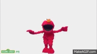 Sesame Street: Elmo Slide on Make a GIF